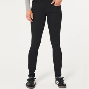 Hollister NWOT Curvy Low Rise Black Women's Super Skinny Jeans